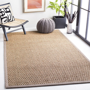 Safavieh Nf Power Loomed Seagrass Area Rug - Timeless Elegance For Any Space With Durable, Luxurious Comfort Natural ,Grey Seagrass Nf114p-68