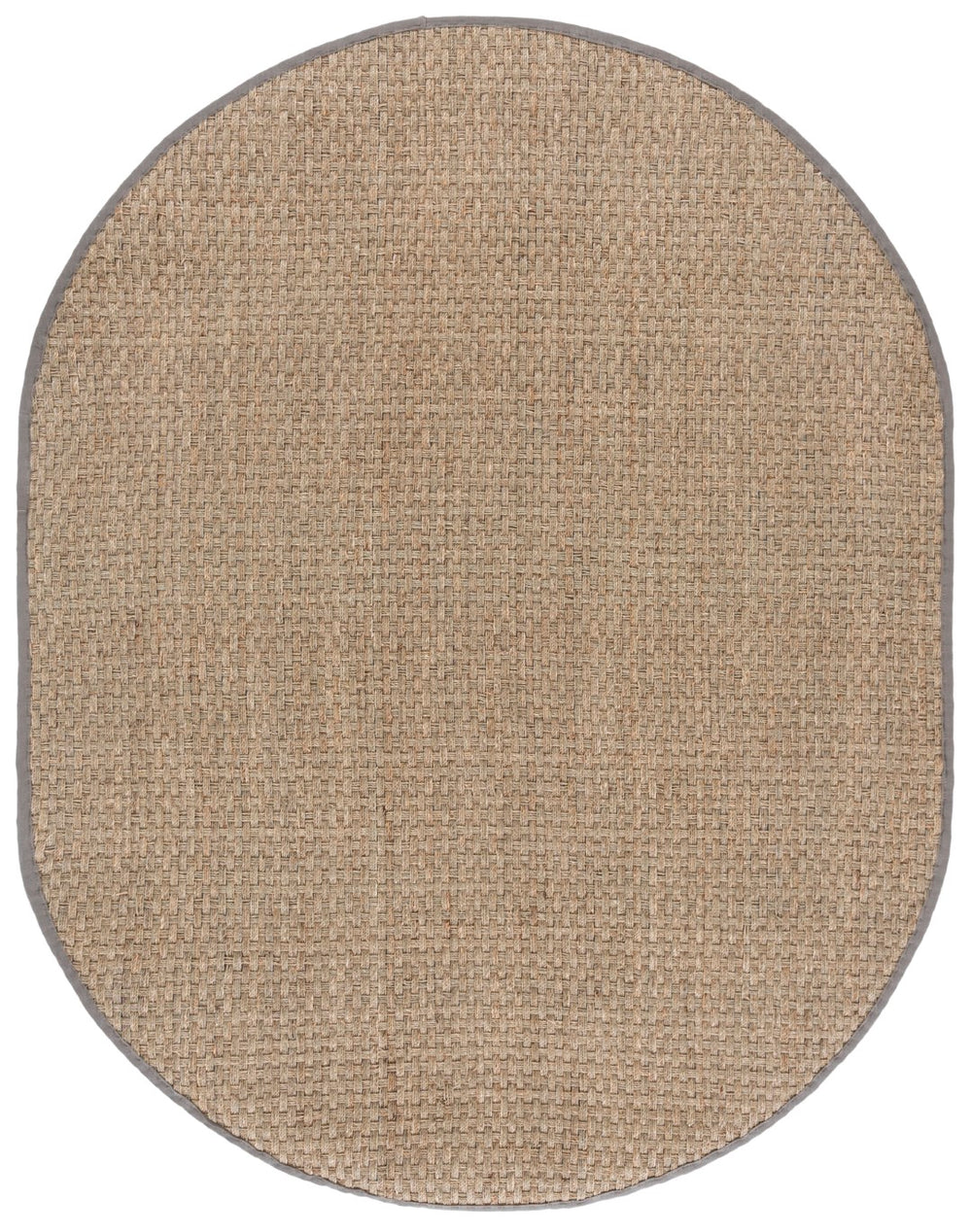 Safavieh Nf Basket Weave W/Beige Border Natural ,Beige Seagrass Nf114a-68ov
