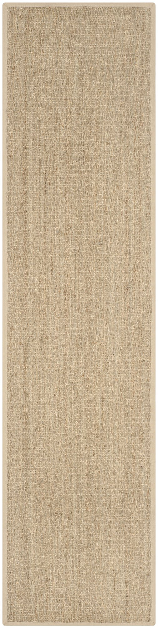 Safavieh Nf Herringbone Seagrass Area Rug 6' X 8' – Eco-friendly Beige Border, Luxurious Texture, Timeless Charm Natural ,Beige Seagrass Nf115a-68