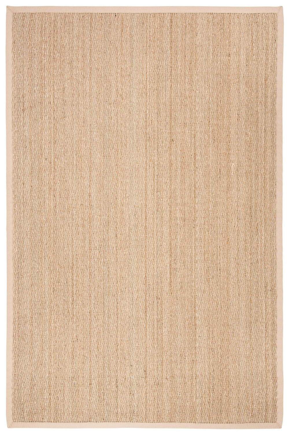 Safavieh Nf Herringbone Seagrass Area Rug 6' X 8' – Eco-friendly Beige Border, Luxurious Texture, Timeless Charm Natural ,Beige Seagrass Nf115a-68