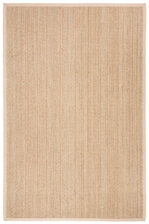 Safavieh Nf Herringbone Seagrass Area Rug 6' X 8' – Eco-friendly Beige Border, Luxurious Texture, Timeless Charm Natural ,Beige Seagrass Nf115a-68