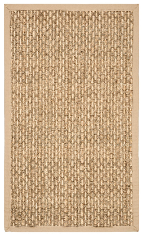 Safavieh Nf Luxurious Seagrass Area Rug – Timeless Elegance With Intricate Weave For Stylish Home Decor Natural ,Beige Seagrass Nf118a-8sq
