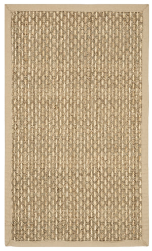 Safavieh Natural Fiber 118 Power Loomed  Rug Natural / Beige NF118A-4SQ