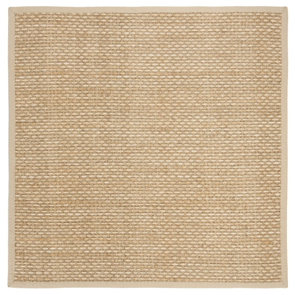 Safavieh Natural Fiber 118 Power Loomed  Rug Natural / Beige NF118A-4SQ