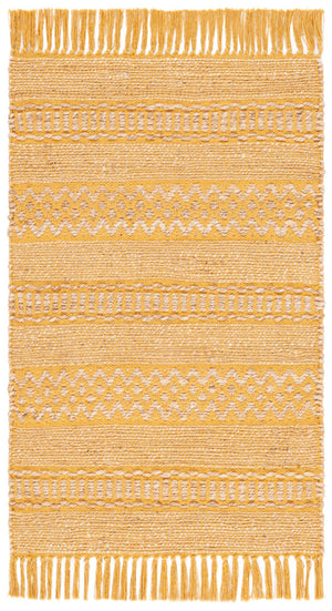 Safavieh Natural Fiber Area Rug - Stylish 3' X 5' Home Decor In Elegant Natural Ivory For Any Room Decor Natural ,Gold 50% Jute,50% Cotton Nf123d-4