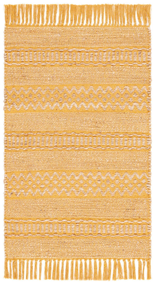 Safavieh Natural Fiber Area Rug - Stylish 3' X 5' Home Decor In Elegant Natural Ivory For Any Room Decor Natural ,Gold 50% Jute,50% Cotton Nf123d-4