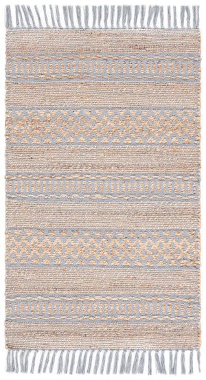 Safavieh Natural Fiber Area Rug - Stylish 3' X 5' Home Decor In Elegant Natural Ivory For Any Room Decor Natural ,Grey 50% Jute,50% Cotton Nf123f-29