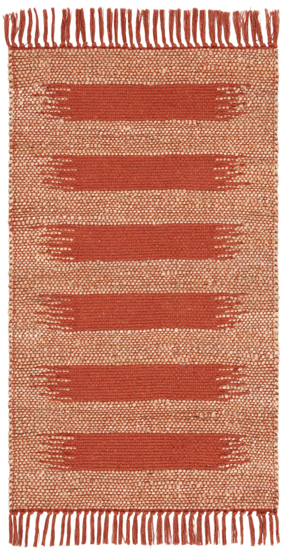 Safavieh Natural Fiber Area Rug In Natural And Ivory - Handcrafted Jute And Cotton For Timeless Elegance Natural ,Rust 70% Jute,30% Cotton Nf124p-3