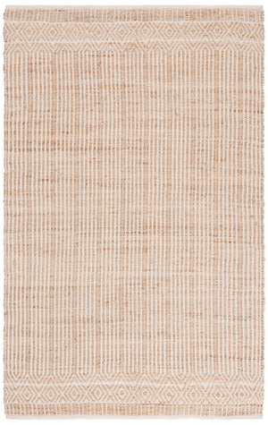 Safavieh Natural Fiber Ivory Area Rug – Handcrafted Jute & Cotton Blend For Earthy Elegance In Your Home Natural ,Ivory 70% Jute,30% Cotton Nf126a-3