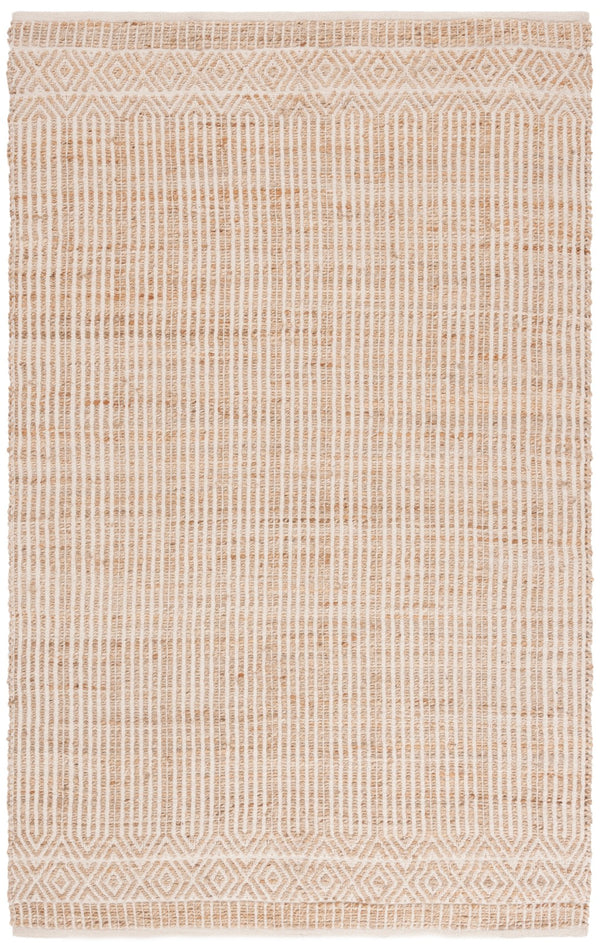 Safavieh Natural Fiber Ivory Area Rug – Handcrafted Jute & Cotton Blend For Earthy Elegance In Your Home Natural ,Ivory 70% Jute,30% Cotton Nf126a-3