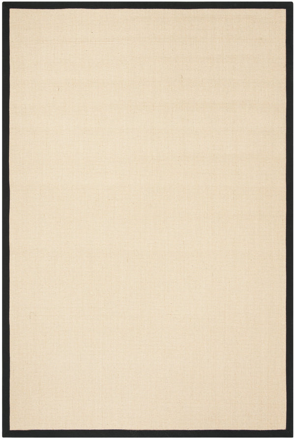 Safavieh Nf Timeless Elegance Sisal Area Rug - Durable, Chic Design For Modern Home Decor And Comfort Beige ,Black Sisal Pile Nf131a-10