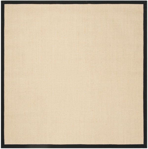 Safavieh Nf Timeless Elegance Sisal Area Rug - Durable, Chic Design For Modern Home Decor And Comfort Beige ,Black Sisal Pile Nf131a-10
