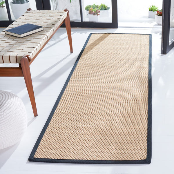 Safavieh Nf Elegant Sisal Area Rug - Versatile Comfort & Timeless Style For Your Living Space Décor Maize ,Black Sisal Pile Nf141a-57