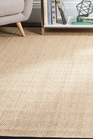 Safavieh Nf Elegant Sisal Area Rug - Versatile Comfort & Timeless Style For Your Living Space Décor Maize ,Black Sisal Pile Nf141a-57