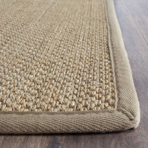 Safavieh Nf Natural Sisal Hallway Runner Warm Maize Linen Tones Coastal Entryway Rug 2'-0" x 12'-0" NF141B-2120