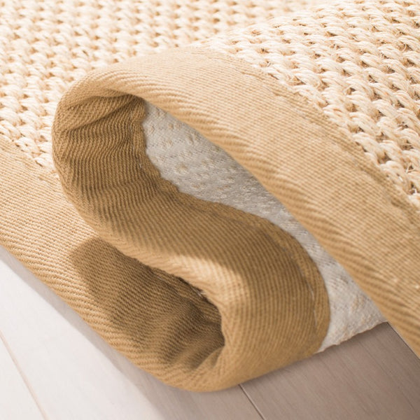 Safavieh Nf Natural Sisal Hallway Runner Warm Maize Linen Tones Coastal Entryway Rug 2'-0" x 12'-0" NF141B-2120