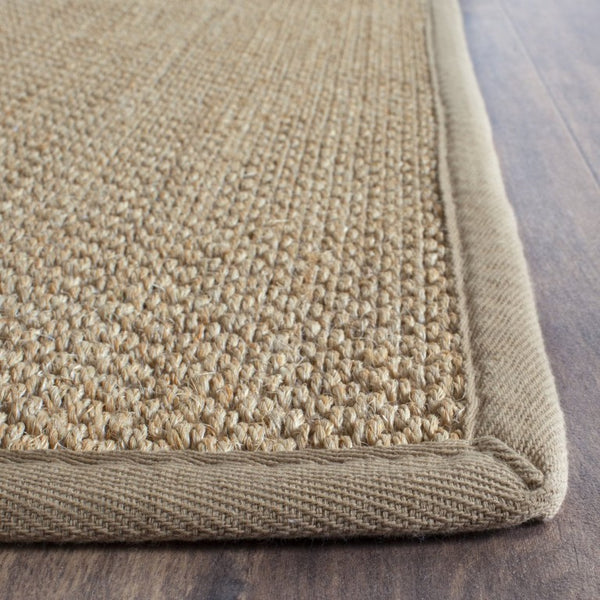 Safavieh Nf Natural Sisal Hallway Runner Warm Maize Linen Tones Coastal Entryway Rug 3'-0" x 6'-0" NF141B-360