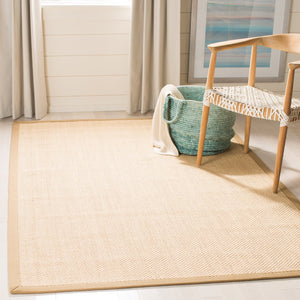 Safavieh Nf Power-loomed Sisal Area Rug - Elegant Natural Fiber Design For Timeless Home Décor And Comfort Maize ,Linen Sisal Pile Nf141b-11r