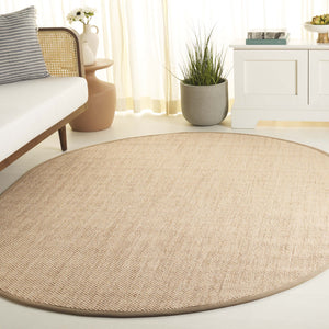 Safavieh Nf Power-loomed Sisal Area Rug - Elegant Natural Fiber Design For Timeless Home Décor And Comfort Maize ,Linen Sisal Pile Nf141b-11r