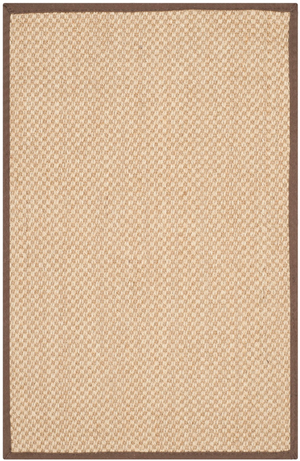 Safavieh Nf Elegant Sisal Area Rug - Versatile Comfort & Timeless Style For Your Living Space Décor Maize ,Brown Sisal Pile Nf141c-8sq