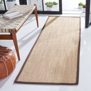 Safavieh Nf Elegant Sisal Area Rug - Versatile Comfort & Timeless Style For Your Living Space Décor Maize ,Brown Sisal Pile Nf141c-8sq