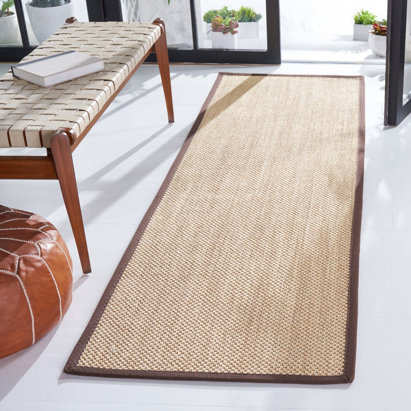 Safavieh Nf Elegant Sisal Area Rug - Versatile Comfort & Timeless Style For Your Living Space Décor Maize ,Brown Sisal Pile Nf141c-8sq