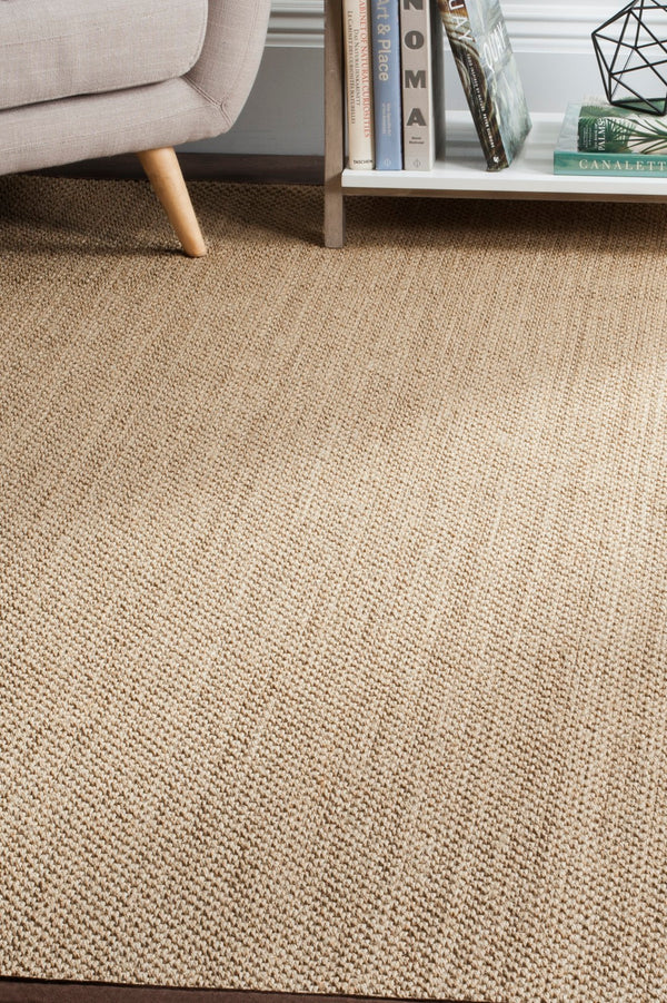 Safavieh Nf Elegant Sisal Area Rug - Versatile Comfort & Timeless Style For Your Living Space Décor Maize ,Brown Sisal Pile Nf141c-8sq