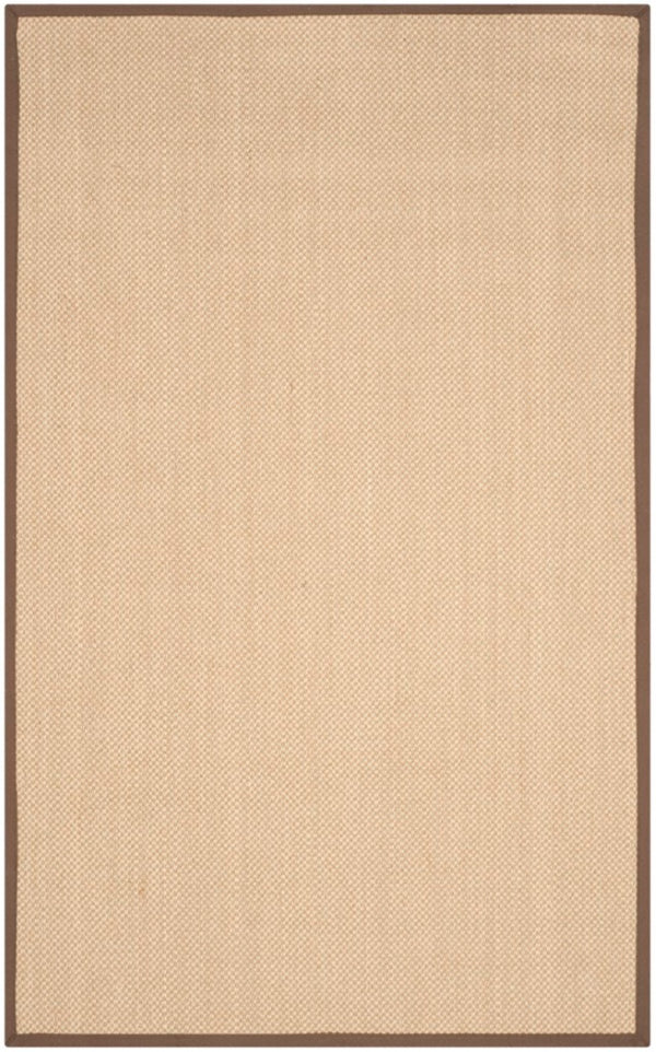 Safavieh Nf Elegant Sisal Area Rug - Versatile Comfort & Timeless Style For Your Living Space Décor Maize ,Brown Sisal Pile Nf141c-8sq