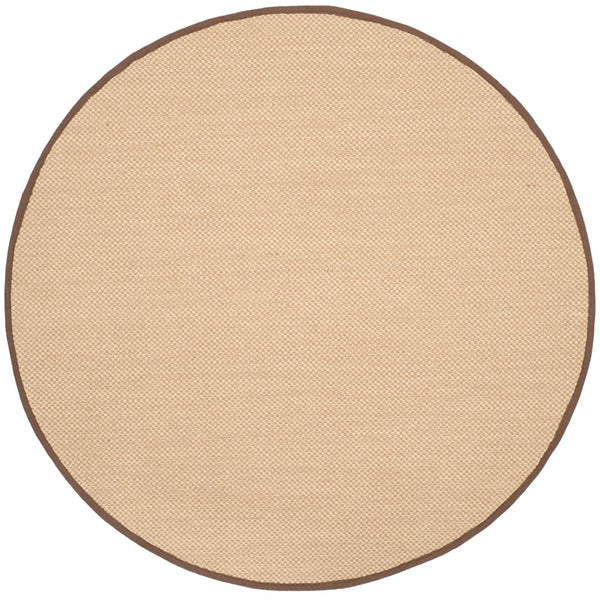 Safavieh Nf Elegant Sisal Area Rug - Versatile Comfort & Timeless Style For Your Living Space Décor Maize ,Brown Sisal Pile Nf141c-8sq