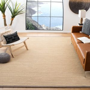 Safavieh Nf Elegant Sisal Area Rug - Versatile Comfort & Timeless Style For Your Living Space Décor Maize ,Grey Sisal Pile Nf141g-8sq