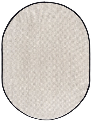 Safavieh Nf Elegant Black And Natural Fiber Area Rug - Luxurious Power-loomed Design For Modern Interiors Marble ,Black Sisal Pile Nf143a-3sq