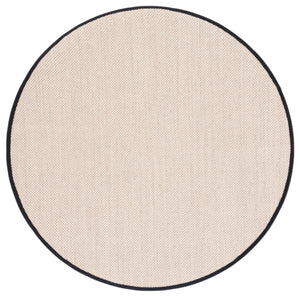 Safavieh Nf Elegant Black And Natural Fiber Area Rug - Luxurious Power-loomed Design For Modern Interiors Marble ,Black Sisal Pile Nf143a-3sq