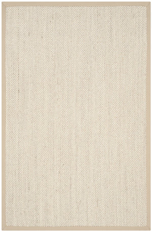 Safavieh Nf Elegant Black And Natural Fiber Area Rug - Luxurious Power-loomed Design For Modern Interiors Marble ,Linen Sisal Pile Nf143b-68