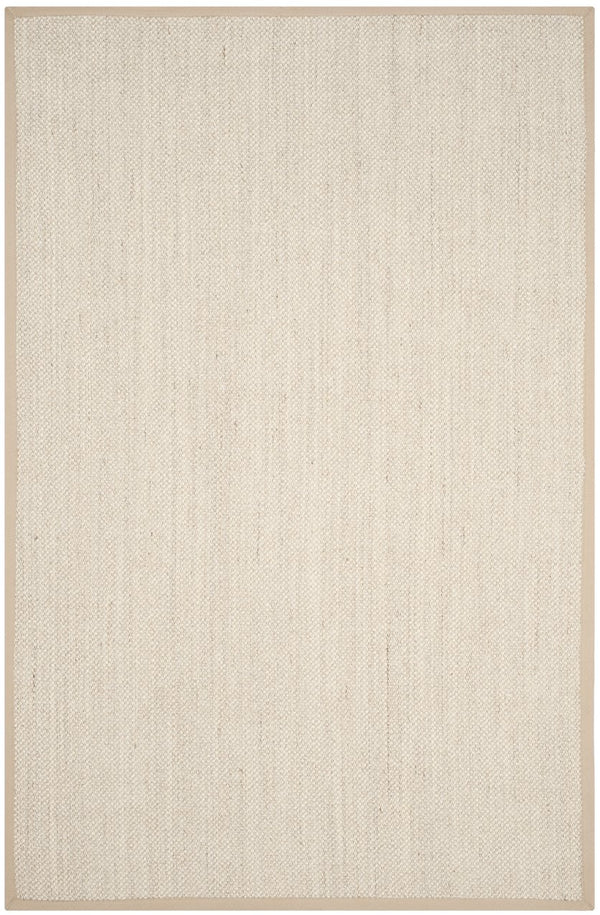 Safavieh Nf Elegant Black And Natural Fiber Area Rug - Luxurious Power-loomed Design For Modern Interiors Marble ,Linen Sisal Pile Nf143b-68