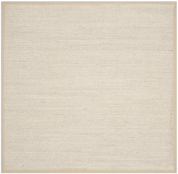 Safavieh Nf Elegant Black And Natural Fiber Area Rug - Luxurious Power-loomed Design For Modern Interiors Marble ,Linen Sisal Pile Nf143b-68