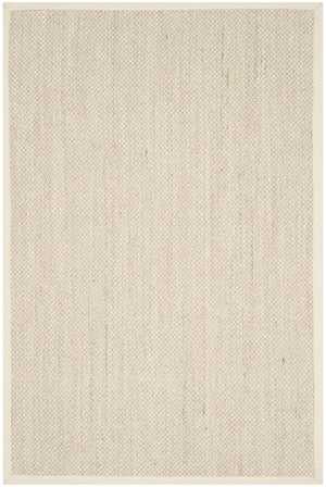 Safavieh Nf Elegant Black And Natural Fiber Area Rug - Luxurious Power-loomed Design For Modern Interiors Marble ,Beige Sisal Pile Nf143c-68