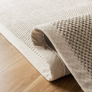 Safavieh Nf Elegant Black And Natural Fiber Area Rug - Luxurious Power-loomed Design For Modern Interiors Marble ,Beige Sisal Pile Nf143c-68