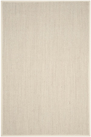 Safavieh Nf Elegant Black And Natural Fiber Area Rug - Luxurious Power-loomed Design For Modern Interiors Marble ,Beige Sisal Pile Nf143c-68