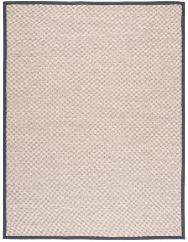 Safavieh Nf Elegant Black And Natural Fiber Area Rug - Luxurious Power-loomed Design For Modern Interiors Marble ,Dark Grey Sisal Pile Nf143d-3r