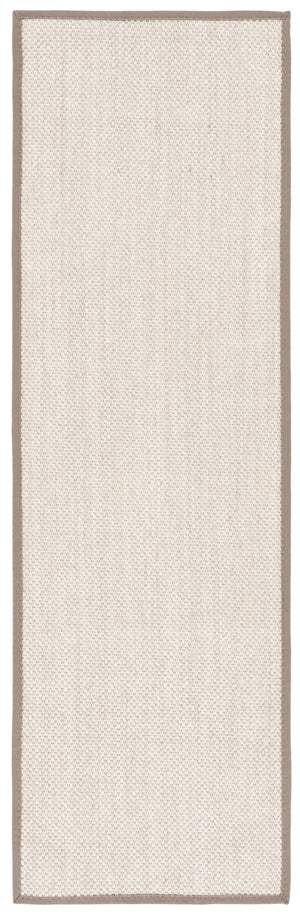 Safavieh Nf Elegant Black And Natural Fiber Area Rug - Luxurious Power-loomed Design For Modern Interiors Marble ,Khaki Sisal Pile Nf143e-68