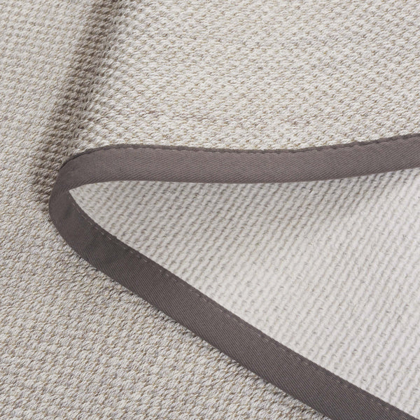 Safavieh Nf Elegant Black And Natural Fiber Area Rug - Luxurious Power-loomed Design For Modern Interiors Marble ,Khaki Sisal Pile Nf143e-68