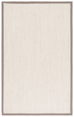 Safavieh Nf Elegant Black And Natural Fiber Area Rug - Luxurious Power-loomed Design For Modern Interiors Marble ,Khaki Sisal Pile Nf143e-68