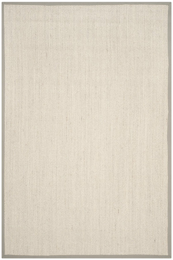 Safavieh Nf Elegant Black And Natural Fiber Area Rug - Luxurious Power-loomed Design For Modern Interiors Marble ,Khaki Sisal Pile Nf143e-68