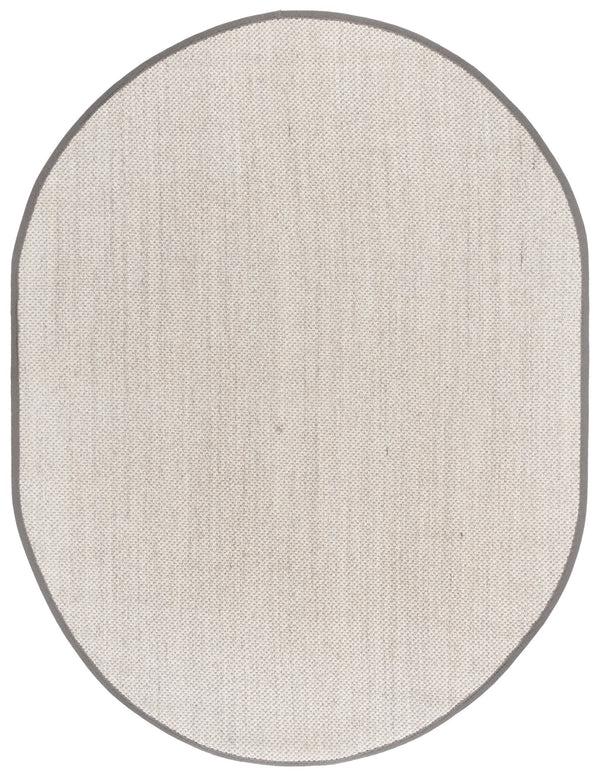 Safavieh Nf Elegant Black And Natural Fiber Area Rug - Luxurious Power-loomed Design For Modern Interiors Marble ,Khaki Sisal Pile Nf143e-68