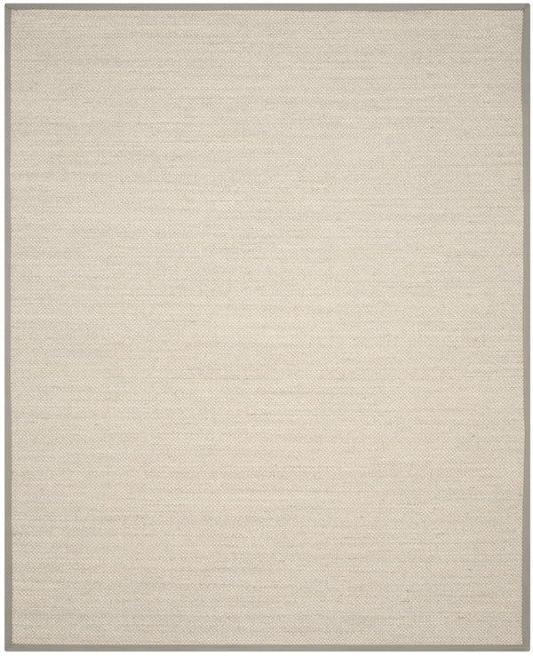 Safavieh Nf Elegant Black And Natural Fiber Area Rug - Luxurious Power-loomed Design For Modern Interiors Marble ,Khaki Sisal Pile Nf143e-68