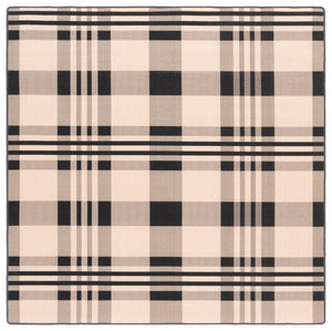 Safavieh Nf Sisal Plain Weave Area Rug - Luxurious Comfort, Slip-resistant, Chic Design For Any Space Natural ,Black Sisal Pile Nf157z-6sq