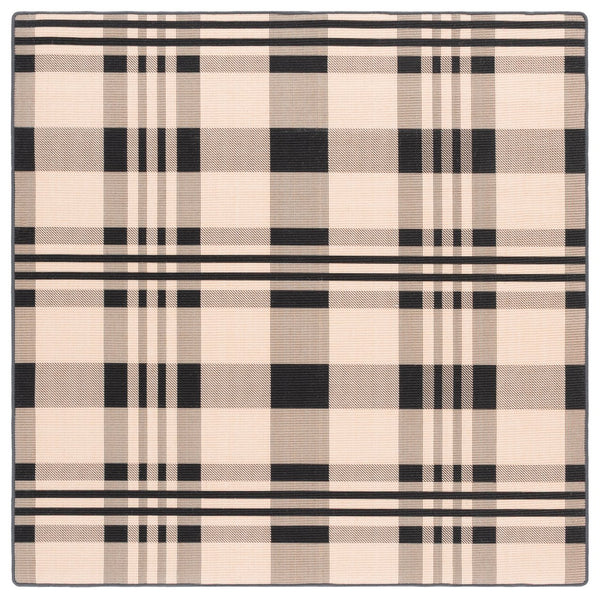 Safavieh Nf Sisal Plain Weave Area Rug - Luxurious Comfort, Slip-resistant, Chic Design For Any Space Natural ,Black Sisal Pile Nf157z-6sq