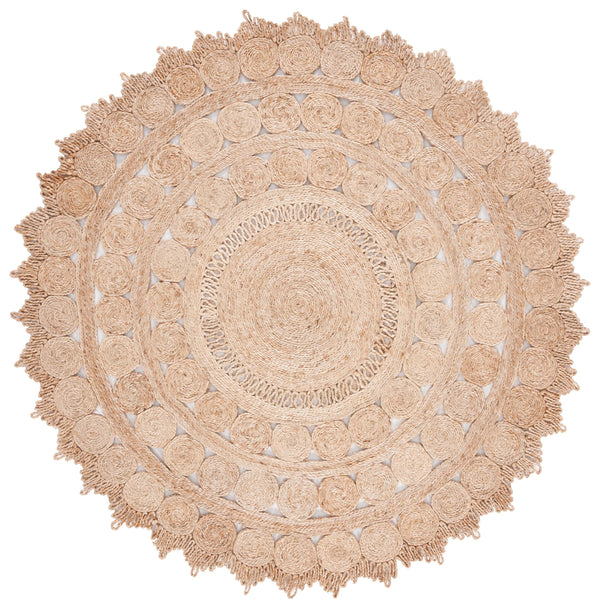 Safavieh Natural Fiber Area Rug – Exquisite Handcrafted Jute Design With Intricate Patterns For Elegant Spaces Natural Jute Nf173a-6r