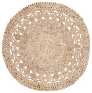 Safavieh Natural Elegance 3' Round Area Rug - Handcrafted Jute For A Chic, Earthy Home Décor Upgrade! Natural Jute Nf174a-3r