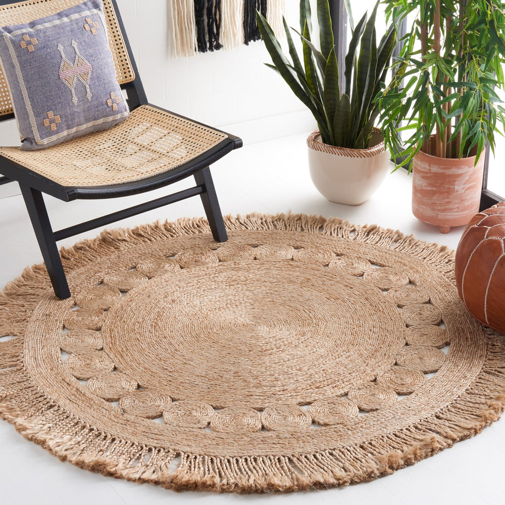 Safavieh Natural Jute Area Rug - Enhance Your Space With Durable, Stylish Design And Eco-friendly Elegance Natural Jute Nf175a-5r